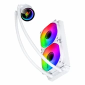 PowerBoost Deep 240 ARGB 240mm AM5/1700P Beyaz İşlemci Sıvı Soğutucu thumbnail 1