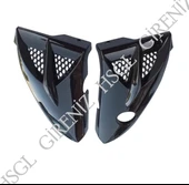 HSGL Motosiklet Depo Yan Pandizot (Bıyık) Siyah  YBR – CG Uyumlu Dayanıklı ve Şık Yan Kaplama Seti - 3