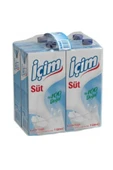ÜLKER Içim Süt Uht Yarım Yağlı 1 Lt X 4 Adet - 1