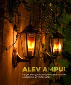 7W Alev Efektli Dekoratif Led Ampul - E27 Duy thumbnail 3