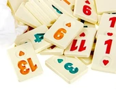 Okey Taşı Melamin Kılıflı Okey Takımı Taşları ( iç Taş) thumbnail 4