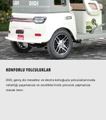Kuba Dıdı Elektrikli Moped Gri - 3