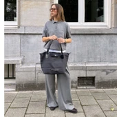 BONHEUR N 7 Kanvas Çanta- Denım Gray thumbnail 4