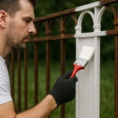 Hammerite Astarsız Boyasız Paslı Yüzey Metal Boyası Pürüzsüz Beyaz 2,5 L thumbnail 2