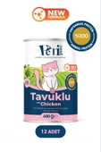 Petipure Tavuklu Yaş Konserve Yavru Kedi Maması, Jöle İçinde Parça Etli, 400 gr x 12 Adet - 1