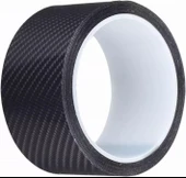 Kapı Eşiği Tampon Bagaj Koruma Folyosu Karbon Folyo 5cmx5m Siyah - 5