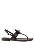 Stato Çiçek Detaylı Kadın Sandalet Siyah thumbnail 2