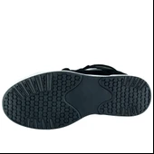 Erkan Saçmacı Talvi Siyah Beyaz Süet Yuvarlak Burun Cırt Cırtlı Gizli Dolgu Topuklu Günlük Bot - 6