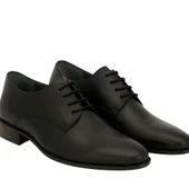 Alfa %100 Deri Damatlık Erkek Ayakkabı 7 Cm Gizli Topuklu Boy Uzatan - Mat/Rugan thumbnail 7