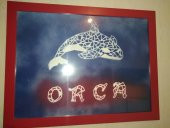 Origami/Pochoir Orque- Origami/Stencil Orca/Killer Plastik Aparat - 1