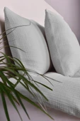 Müslin Çift Kişilik Nevresim Takımı Gri thumbnail 2