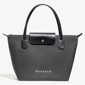 BONHEUR N 7 Kanvas Çanta- Denım Gray thumbnail 1