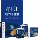 BOSCH Fiat Linea 1.3 Dizel Filtre Bakım Seti EURO 4 (2007-2017) 4 Lü thumbnail 1