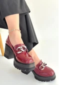 Winar Bordo Rugan Doldu Topuk Ayakkabı thumbnail 3