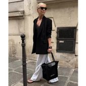 BONHEUR N 7 Kanvas Çanta- Iconıc Black thumbnail 7