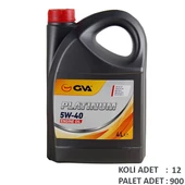 MOTOR YAĞI 5W40 4 LT PLATINUM TAM SENTETİK API SL/CF 5W40 (6 ADET) thumbnail 1