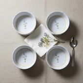 GÜRAL PORSELEN Paris Flower 4 Parça 12 cm Kase 29551 thumbnail 1