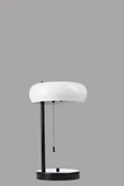 Lumexx SMİTH SİYAH BEYAZ BAŞLIKLI MASA LAMBASI thumbnail 4