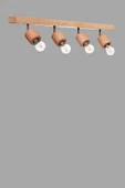 Lumexx PAMELA 4 LÜ SIRALI NATUREL PLAFONYER AVİZE thumbnail 6