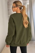 Genıus Store Kadın Sweatshirt Oversize Geniş Kalıp İçi Şardonlu Bisiklet Yaka Oversize Sweatshirt KADIN-SWEATSHIRT thumbnail 11