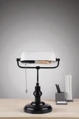 Lumexx BANKER SİYAH-BEYAZ MASA LAMBASI thumbnail 2