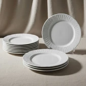 GÜRAL PORSELEN Sembol 6 Parça 20 cm Pasta Tabağı thumbnail 1