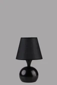 Lumexx OLİVER SİYAH HASIR SİYAH ABAJURLU MASA LAMBASI thumbnail 4