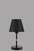 Lumexx ÜSKÜP SİYAH HASIR SİYAH ABAJURLU MASA LAMBASI thumbnail 4