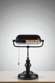 Lumexx BANKER SİYAH MASA LAMBASI thumbnail 4