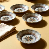 GÜRAL PORSELEN Acem 12 Parça 10 cm Çay Tabağı 3036 thumbnail 4