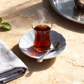 GÜRAL PORSELEN Acem 12 Parça 10 cm Çay Tabağı 1401 thumbnail 5