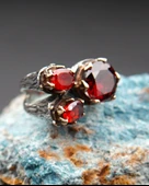 925 Ayar Gümüş Otantik Kadın Yüzük sy00095 thumbnail 1