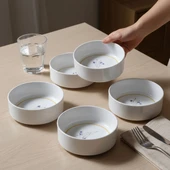 GÜRAL PORSELEN Paris Flower 4 Parça 12 cm Kase 29552 thumbnail 7