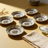 GÜRAL PORSELEN Acem 12 Parça 10 cm Çay Tabağı 3036 thumbnail 1