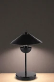 Lumexx GALE SİYAH METAL BAŞLIKLI MASA LAMBASI thumbnail 2