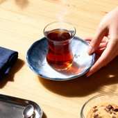 GÜRAL PORSELEN Acem 12 Parça 10 cm Çay Tabağı 1341 thumbnail 7