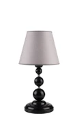 Lumexx HAYAL SİYAH PRAMİT HASIR GRİ ABAJURLU MASA LAMBASI thumbnail 3