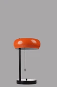 Lumexx SMİTH SİYAH TURUNCU BAŞLIKLI MASA LAMBASI thumbnail 4