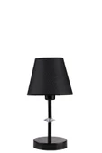 Lumexx ÜSKÜP SİYAH HASIR SİYAH ABAJURLU MASA LAMBASI thumbnail 3
