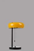 Lumexx SMİTH SİYAH SARI BAŞLIKLI MASA LAMBASI thumbnail 4