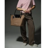 BONHEUR N 7 Kanvas Çanta- Mocha Cream - 6