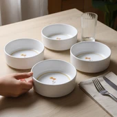 GÜRAL PORSELEN Paris Flower  4 Parça 12 cm Kase 29554 thumbnail 1