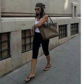 BONHEUR N 7 Kanvas Çanta- Mocha Cream - 2