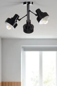 Lumexx JESUS 3 LÜ SİYAH PLAFONYER AVİZE thumbnail 1