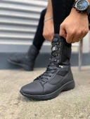 JET-799 Verton Bağcıklı Ortopedik Taban Günlük Cilt Erkek Askeri Postal Bot CST Siyah thumbnail 3