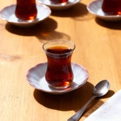 GÜRAL PORSELEN Acem 12 Parça 10 cm Çay Tabağı 30526 thumbnail 4