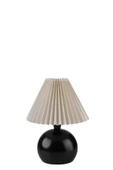 Lumexx OLİVER SİYAH PİLELİ KREM ABAJURLU MASA LAMBASI thumbnail 4