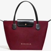 BONHEUR N 7 Kanvas Çanta- Cherry Red thumbnail 1