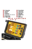 DEKO TURKEY 405parça Devir Ayarlı Gravür Oyma Makinesi Dremel Taşlama Zımpara Kesme Seti 450w Ecd-dkt-450gravür thumbnail 5