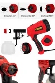 DEKO TURKEY Yüksek Basınçlı Bakır Motor Elektrikli Sprey Boya Tabancası 900w Dezenfektan Ilaç Boya Tabancası thumbnail 2